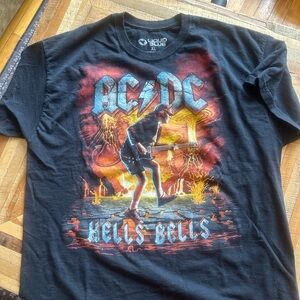 ACDC liquid bleu shirt